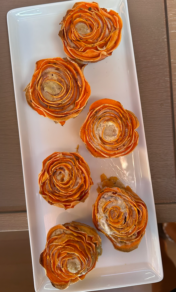 Sweet Potato Roses